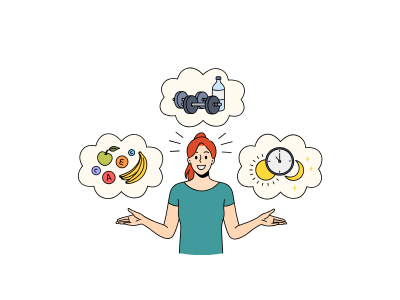 生活や生活習慣を見直す