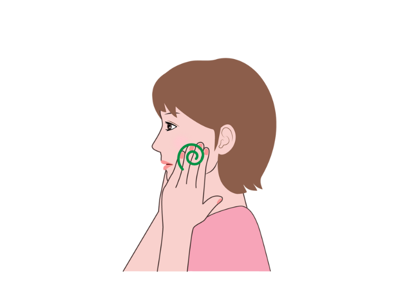 顎のストレッチ