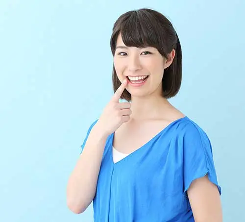 歯が抜けたまま